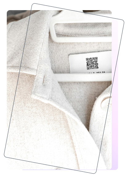 QR Code Clothing Label