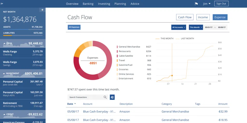 6. Personal Capital: Track Your Net Worth
